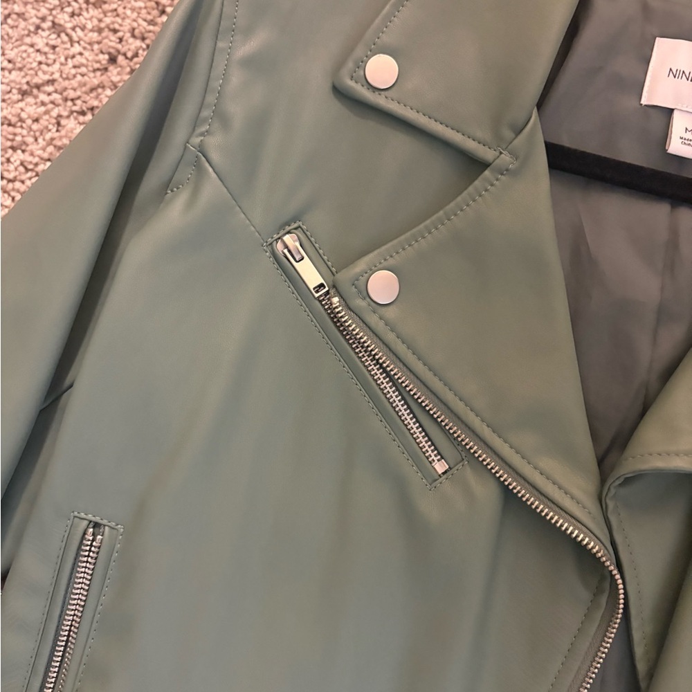 Nine West Faux Leather Jacket - Picture 3 of 5